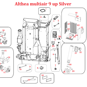 Althea Multiair 9 Up Silver